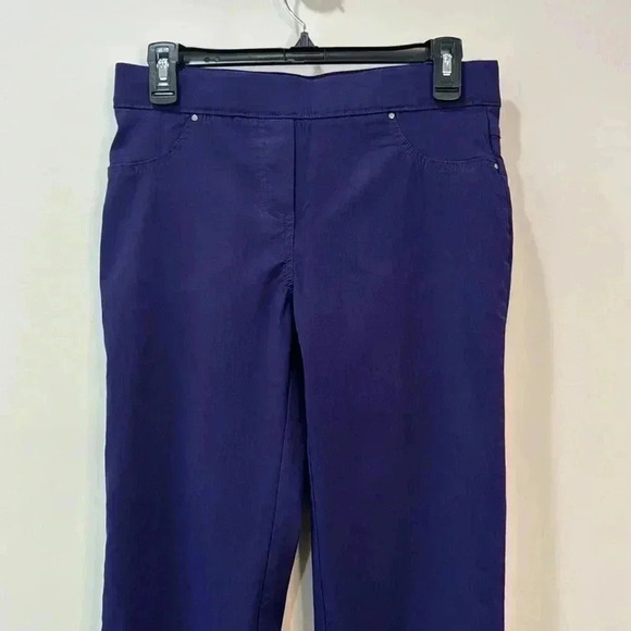 Women’s 89th & Madison Purple Stretch Pants Size S - Picture 2 of 9